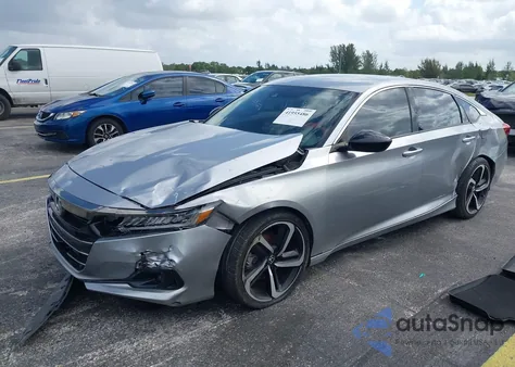 2021 Honda Accord Sport Special Edition из США, поврежденный, VIN 1HGCV1F40MA043950
